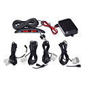 Sistema di parcheggio con 4 radar + scatola di comando + Display a LED, Argento