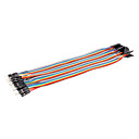 Dupont Wire Male to Female Cable Line 40P-40P Test Lines Connector (20cm)