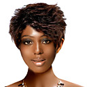 Capless Short High Quality Synthetic   Nature Look Light Brown Curly Hair Wig