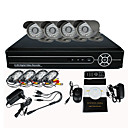 8 ch dvr Sicherheit zu Hause Überwachungskamera System (mit 4 warterproof Nachtsicht-Kamera)
