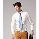 100%Silk Wool Lining Jacquard Tie(Blue)