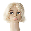 full lace attaché à la main 10 pouces naturel perruque bouclée 100% cheveux remy indiens