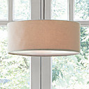60W E27 Iron Pendent Licht met stoffen kap en 4 Lights