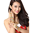 Performance Dancewear Alloy with Multicolor Crystal Belly Dance Bracelets For Ladies(1 Piece)