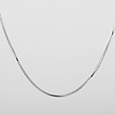 925 Sterling Silver Necklace Fashion Jewelry 925 Silver Box Chain