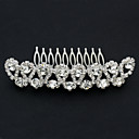 Aleación preciosa con diamantes de imitación Combs mujer del pelo de la boda