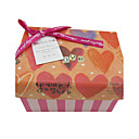 Süße Gift Box With Heart Print Und Ribbon Bow
