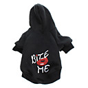 Bite Me Style Fleeces Hoodies for Dogs(Black,XS-L)