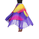 Dancewear Viscose With Tiers Performance Belly Skirt For Ladies More Colors