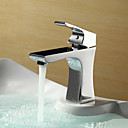 Sprinkle® by Lightinthebox - Chrome Finish Centerset Single Handle Brass Bathroom Sink Faucet