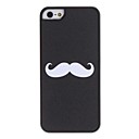 White Mustache Pattern Hard Case for iPhone 5