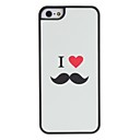 I Love Mustache Pattern Hard Case for iPhone 5