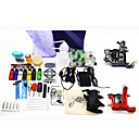 2 Tattoo Machine Guns Kit for Lining and Shading with 7*30ml Ink