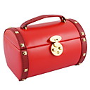 Vintage tabby similpelle ladies'jewelry box (più colori)