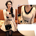 Women's Long Sleeve Preppy Style Dress
