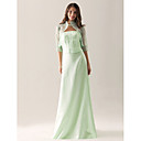 ALASTRINA - Vestido de Casamento e Madrinha em Organza e Cetim com Xale