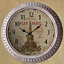 13.5" Plan Paris Metal Wall Clock