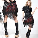 Coole Short Cotton Punk Lolita Rock mit Quasten und Lace (2 Farben)