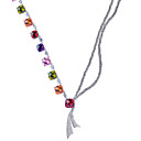 Gorgeous Alloy Plating 23k gull med Cubic Zirconia kvinner Necklace (Flere farger)