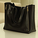 Pelle Vintage Donna colore puro Tote