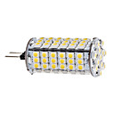 G4 5W 102x3528 SMD 400-420lm 3000-3500K bianco caldo lampadina LED Light Corn (12V)