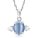 Adorable 925 sterling zilveren Opal Wings Hanger Collier