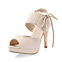 Leatherette High Heel Sandals With Laces For Party/Evening (More Colors)