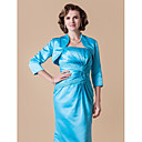 3/4 Sleeve Satin Wedding/Evening Jacket/Wrap With Beading (More Colors)