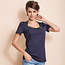 TS Handmade Beads Collar T-Shirt
