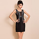 TS VINTAGE High End Handmade Beads Slim Vest Dress