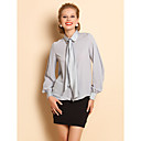 TS Bow Tie Lantern Sleeve Blouse Shirt