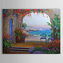 Pintado a mano paisaje pintura al aceite 1211-LS0111