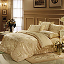 Austin Jacquard Full / Queen 4-Piece Duvet Cover Set