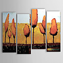 Hand-painted Oil Painting Abstract Set of 4 1302-AB0306