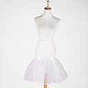 Taffetas A-ligne 2 Niveaux de courte Longueur Slip Style / Jupon de mariage