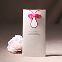 Invitation de mariage de modèle de fleur (jeu de 50)