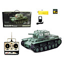 1:16 RC Tank Radio Sovjet KV-1 Extra gepantserde tanks Afstandsbediening Rook Sound Tanks Toys