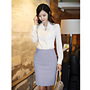 Women's Solid Color Pencil Skirt