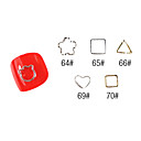 20PCS 3D Alloy Finger Nail Decorations Cellphone Beautify No.67-71 (Assorted Color)