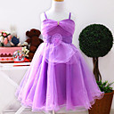 Beautiful Spaghetti Straps Satin/Tulle Wedding/Evening Flower Girl Dress