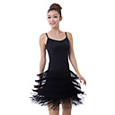 Dancewear Quality Viscose with Tassels Latin Dance Dress For Ladies More Colors