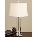 60W Contemporary Table Light with Crystal Stand