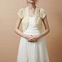 Elegant Short Sleeve Cotton-terylene Evening/Casual Wrap/Jacket(More Colors)