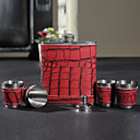 Rosso 7-oz Flask In confezione regalo (6 pezzi)