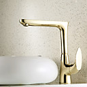 Ti-PVD afwerking antieke stijl Centerset messing keukenkraan