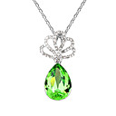 Beautiful Alloy With Crystal Women's Necklace (More Colors)