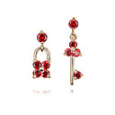 Unique Irregular 18K Gold Plated CZ Cubic Zirconia Earring(More Colors)