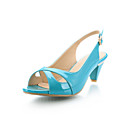 Lakleder Chunky Heel Sandalen partij / avond schoenen (meer kleuren)