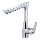 Chrome Finish Contemporary Style Centerset messing keukenkraan