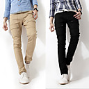 Hombre Pantalón pitillo grueso Chino con Pocket (Slim Fit)